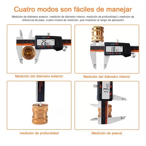 Calibrador Vernier Digital Uso Industrial Todo Metal 0.01mm