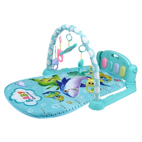 Gimnasio para Bebe Fitness Play Piano 804-A Tiburon Azul