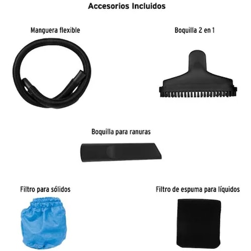 Aspiradora Seco-mojado 3 Gal Truper Asp-03 127 V.