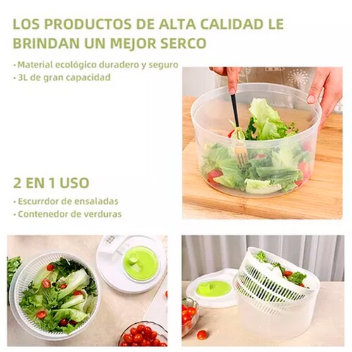 Centrifugador De Verduras Secador De Lechuga Para Cocina