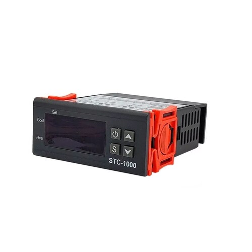Set Controlador De Sensor De Temperatura Digital Stc1000 2 Pcs