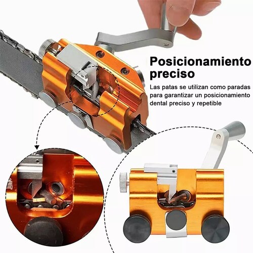 Afilador De Cadena De Motosierra, Afilador De Cadena Manual Amarillo