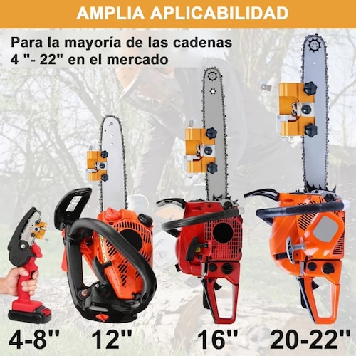 Afilador De Cadena De Motosierra, Afilador De Cadena Manual Amarillo