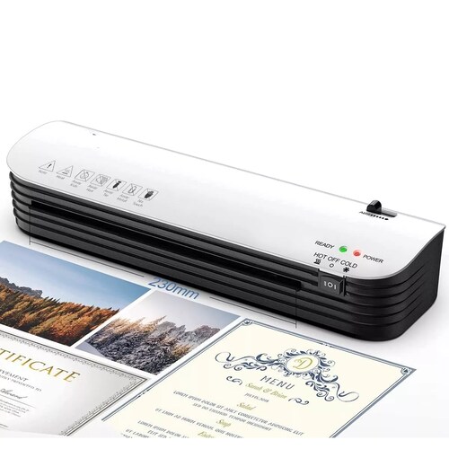 Laminadora Enmicadora Térmic y cortador De Papel con 300micas