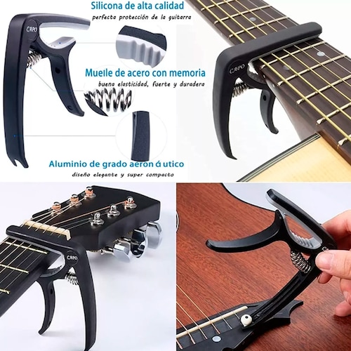 Kit De Accesorios Para Guitarra Acustica Cuerdas 66 Unidades