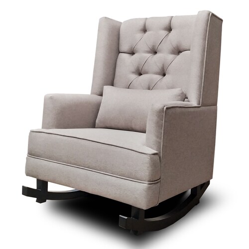 Sillon Mecedora Avii Color Capuchino + 01 cojin decorativo MADERIAN // ENTREGA EN CDMX Y ZONA METROPOLITANA