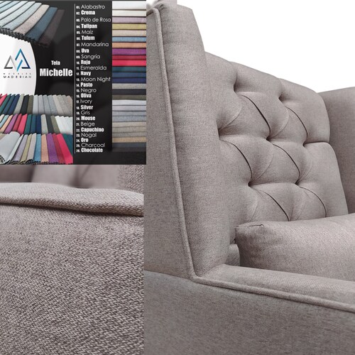 Sillon Mecedora Avii Color Capuchino + 01 cojin decorativo MADERIAN // ENTREGA EN CDMX Y ZONA METROPOLITANA