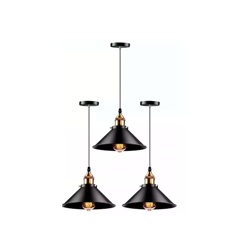 Lampara Colgante Techo Paquete De 3 Piezas Moderna Elegante