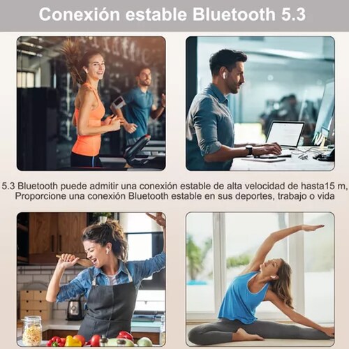 Auricular Audífonos Inalámbricos Bluetooth De Transparente
