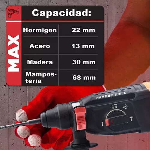 Rotomartillo Concelador Goxawee Perforador Sds 1050w.
