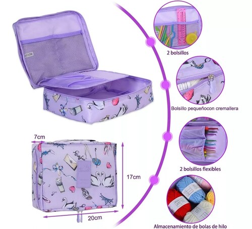 Kit De Agujas De Ganchillo Y Accesorios Para Tejer