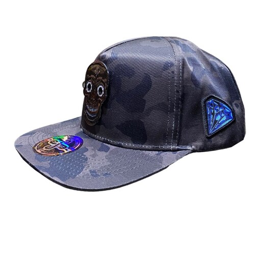 GORRA MR KASH SNPABACK CALAVERA NEGRO MKCDC01