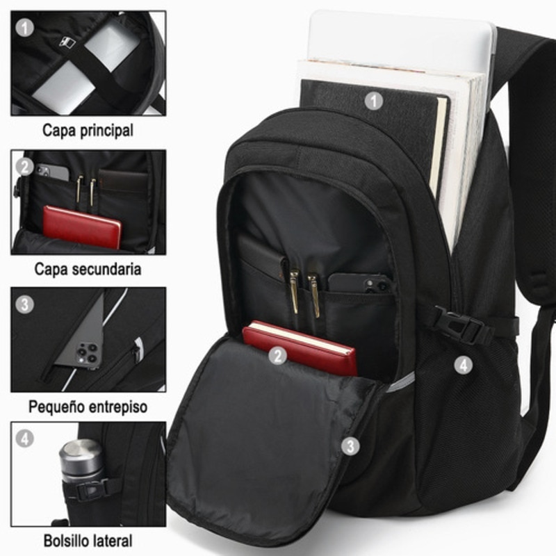 Mochila hp best sale con cargador