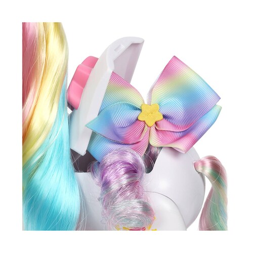 Unicornio Kindi Kids Rainbow Star con Silla de Montar Secreta.