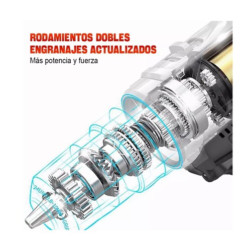 Kit Taladro Inalámbrico Multifuncional Con 2 Baterías