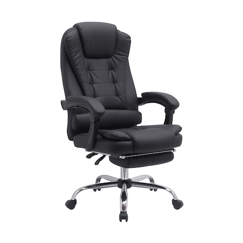 Silla Escritorio Ejecutiva Oficina Fina Elegante Ecopiel YX-0102