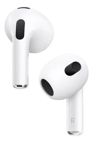 Apple AirPods (3ª generación) con caja de carga MagSafe.