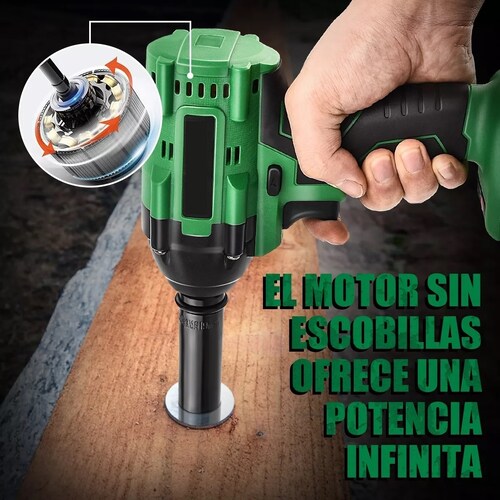 Llave De Impacto Inalámbrico Eléctrica De 20v 4.0ah
