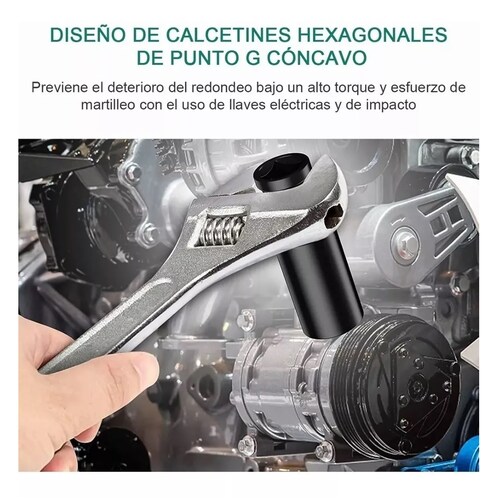 Juego De Herramientas Llave De Vaso 10 Pzas