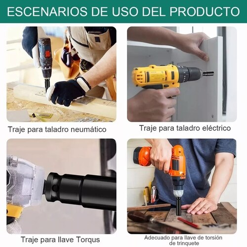 Juego De Herramientas Llave De Vaso 10 Pzas