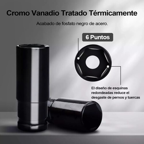 Juego De Dados Llave Vaso 1/2 Para Dados 20 Pzas