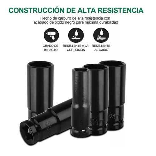 Juego De Dados Llave Vaso 1/2 Para Dados 20 Pzas