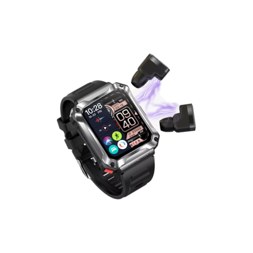 Reloj Smartwatch T93 Fralugio Mp3 Con Audífonos Tws 4gb Rom