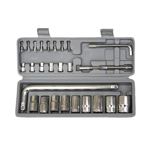  Kit Herramienta Mecánica Llave En Forma L Con Dado De Vaso