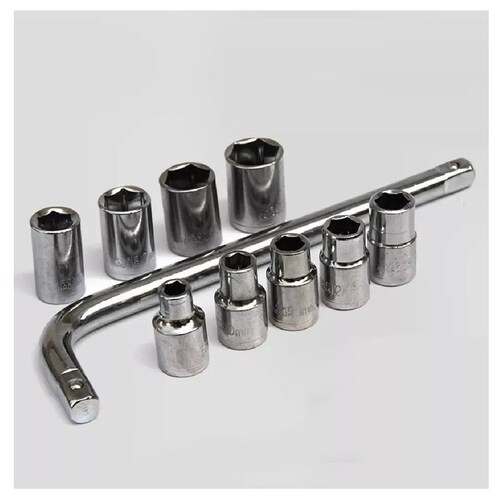  Kit Herramienta Mecánica Llave En Forma L Con Dado De Vaso