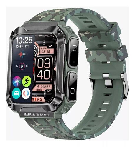 Reloj Smartwatch T93 Fralugio Mp3 Con Audífonos Tws 4gb Rom