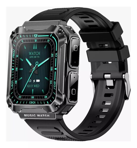 Reloj Smartwatch T93 Fralugio Mp3 Con Audífonos Tws 4gb Rom