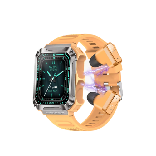 Reloj Smartwatch T93 Fralugio Mp3 Con Audífonos Tws 4gb Rom