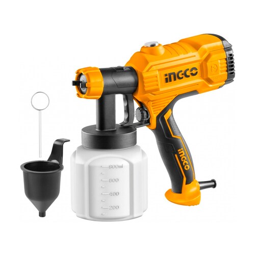 Pistola Para Pintar 800Ml 450W 380Ml/Min+ Medidor Vis Ingco Uspg3508