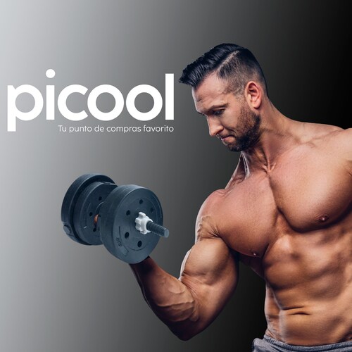 Juego Mancuernas Ajustable 20 Kg Pesa Con Barras Ejercicio