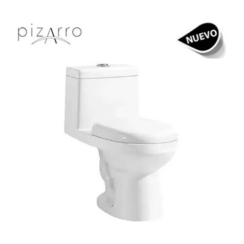 Inodoro Doble Descarga Cierre Lento Cerámica W-26 Pizarro