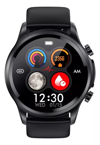 Reloj Smartwatch E400 Ecg Real Mide Glucosa Spo2 Hr FRALUGIO.