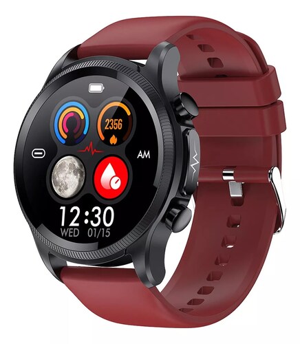 Reloj Smartwatch E400 Ecg Real Mide Glucosa Spo2 Hr FRALUGIO.