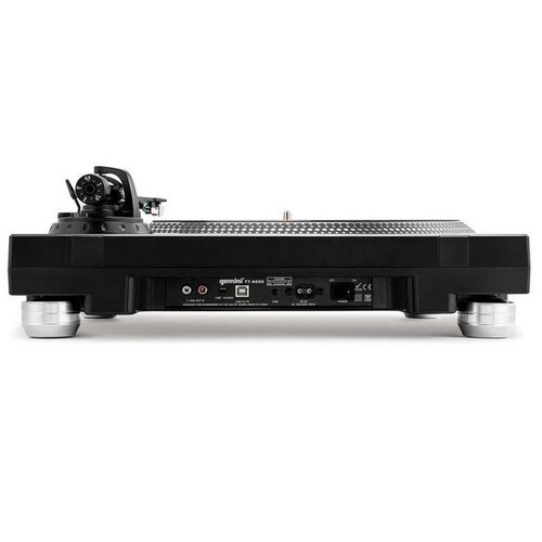 Tocadiscos GEMINI TT-4000 de Motor Directo/Interface USB/33, 48, 78 RPM/RCA