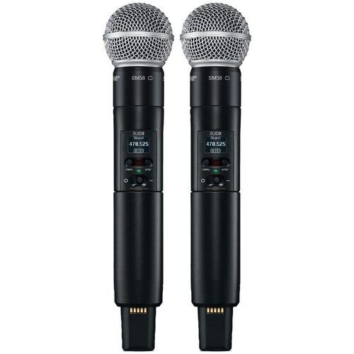 Micrófonos Inalámbricos SLXD24D-SM58 de Mano/Cardiode/Dinámico