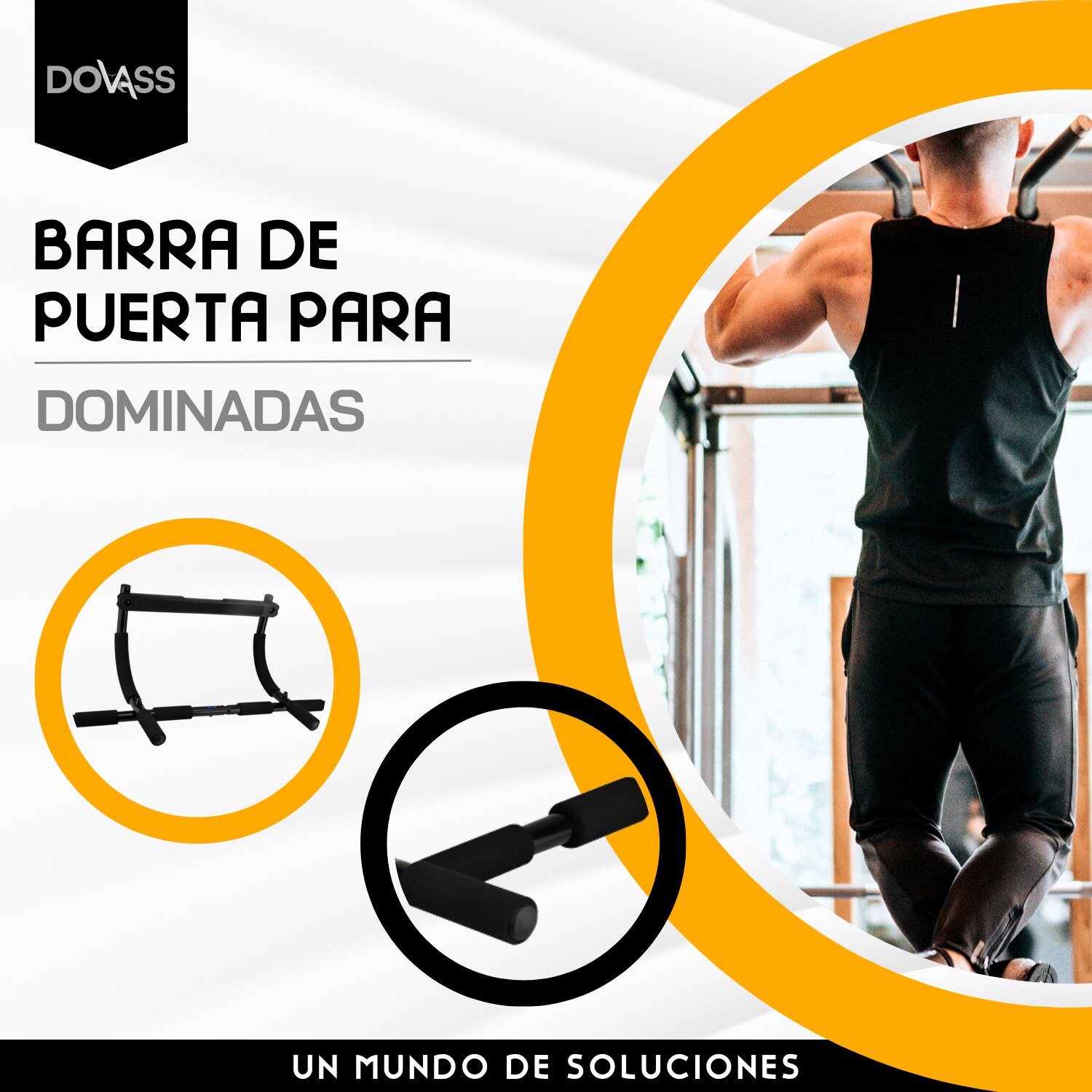 Barra cheap abdominales puerta