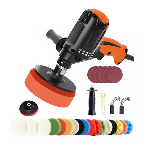Kit Pulidora Autos Lijado Eléctrica Velocidad Ajustable 28pcs