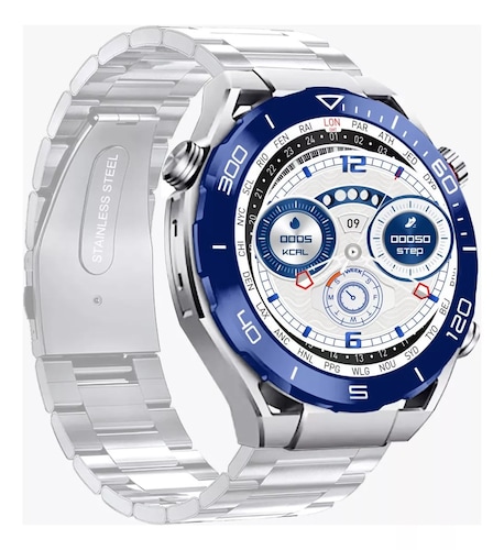 Smartwatch Reloj P9 Ultimate Fralugio Nfc Brújula Hr Bp Nfc