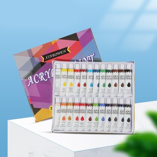 24 Colores Profesional De Pintura De Acuarela 12ml/ Tubo