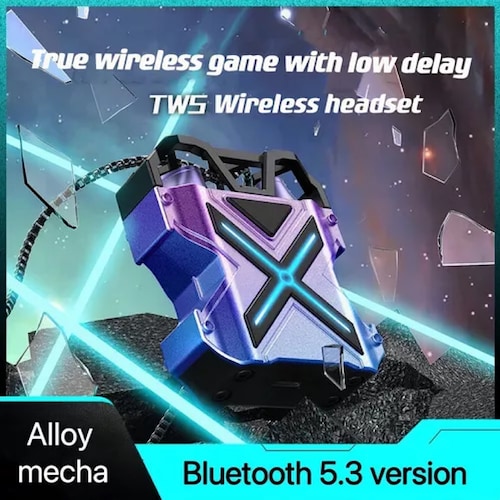 Audífonos Bluetooth In-ear Gamer K89 Reducción De Ruido.