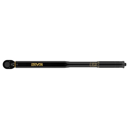 Llave dinamométrica torque 1/2" LEXIVON 33.9-338.9 Nm. 25-250 pies/libres