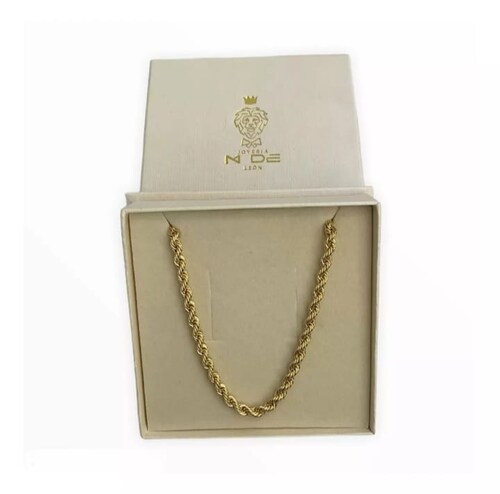Cadena Torsal 65 Cm X 5 Cm Oro 10k + Obsequio