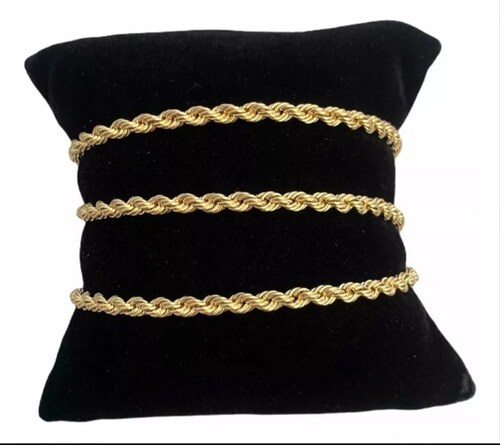 Cadena Torsal 65 Cm X 5 Cm Oro 10k + Obsequio