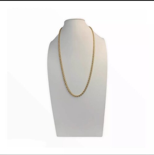 Cadena Torsal 65 Cm X 5 Cm Oro 10k + Obsequio