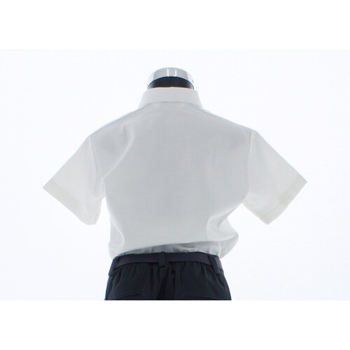 Camisa De Vestir Niño Color Blanco Manga Corta 3627 Escolar 2 A 14 Años.