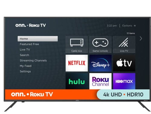 Onn 50" Roku Smart tv 4K UHD 100012585